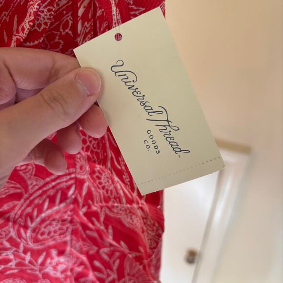 Universal Thread NWT Women's Ruffle Maxi Wrap Skirt Red Size M - Picture 5 of 10